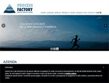Tablet Screenshot of processfactory.it